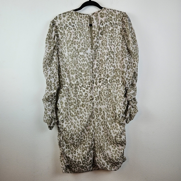 Walter Baker Cream Leopard Mini Dress - Picture 5 of 13